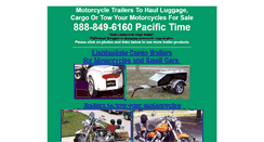Desktop Screenshot of motorcycletrailer.com